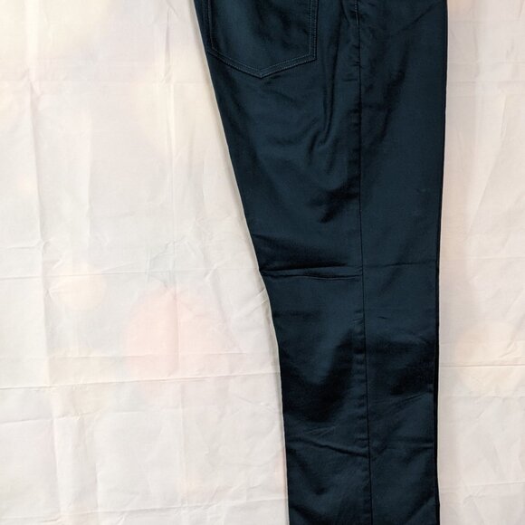 Doncaster Collection Women's Dark Aqua Green Straight Leg Pants Size 10 - Picture 3 of 10